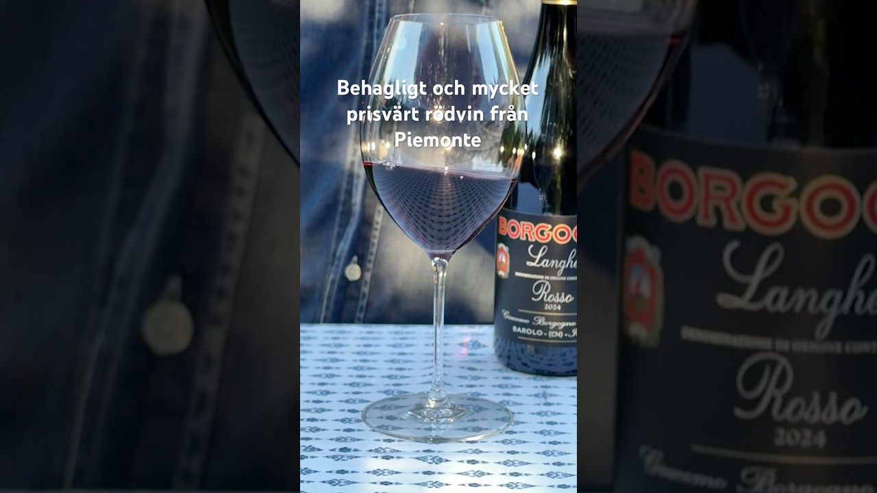 Prisvärt och välgjort rödvin från Piemonte 149 kr