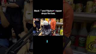 Black &amp; FILIPINO rapper drops fire bars #filipino #philippines #pinoy #filipina #rapper