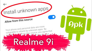 How to Turn Off Unknown Sources on Realme 9i | Realme 9i Unknown Sources Settings