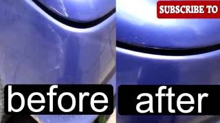 Car scratch repair ✔ tutorial✔ remove the and spray with wd 40.
light scratches are often removed wd40 (testing at your own risk!)...