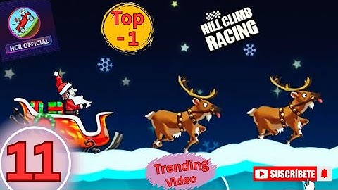 Hill Climb Racing - Gameplay Walkthrough Part 11 - Sleigh (iOS, Android)