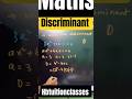 how to find the Discriminant of Quadratic equations #hbtuitionclasses #rdsharmamathsclass10