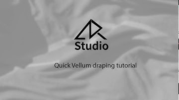 Houdini Vellum draping