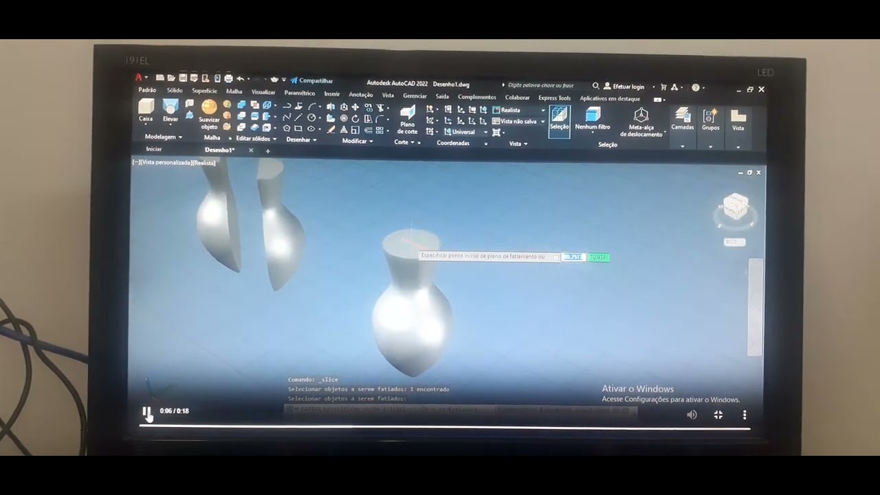 autocad 3d aula 8 passo a passo (2) - YouTube