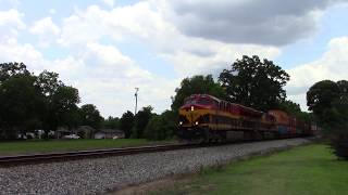 NS train #220 with KCS power at Choccolocco, AL