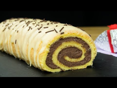 gâteau-roulé-«-la-reine-de-la-nuit-»---préparez-le-plus-moelleux-et-fin-roulé-!-|-savoureux.tv