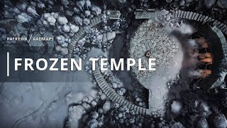 Fantasy Battlemaps - FROZEN TEMPLE [Exclusive] Battle Map Preview