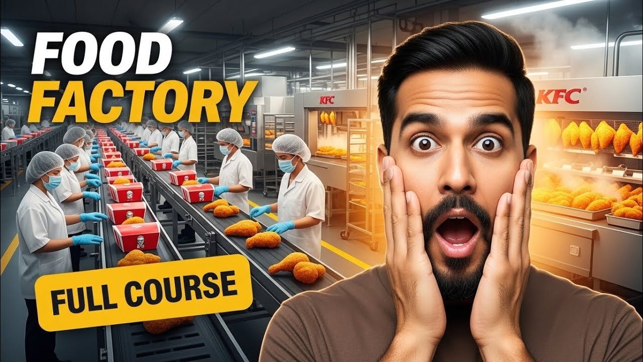 How to create Food factory vedio ASMR (Step by step Guide)2026
