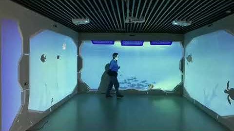 Finger touch sensor use on immersive room 2mm writing touch wall floor interactive 3*36meter 30point