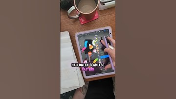 Procreate seamless pattern design #printondemand #gelatopartner #seamlesspattern #procreate #pod