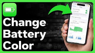 How To Change iPhone Battery Color Details