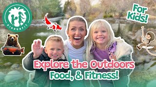 Kids Outdoor Play! Exercise & Nutrition For Kids! Explore the Curiosity Museum! Education For Kids!