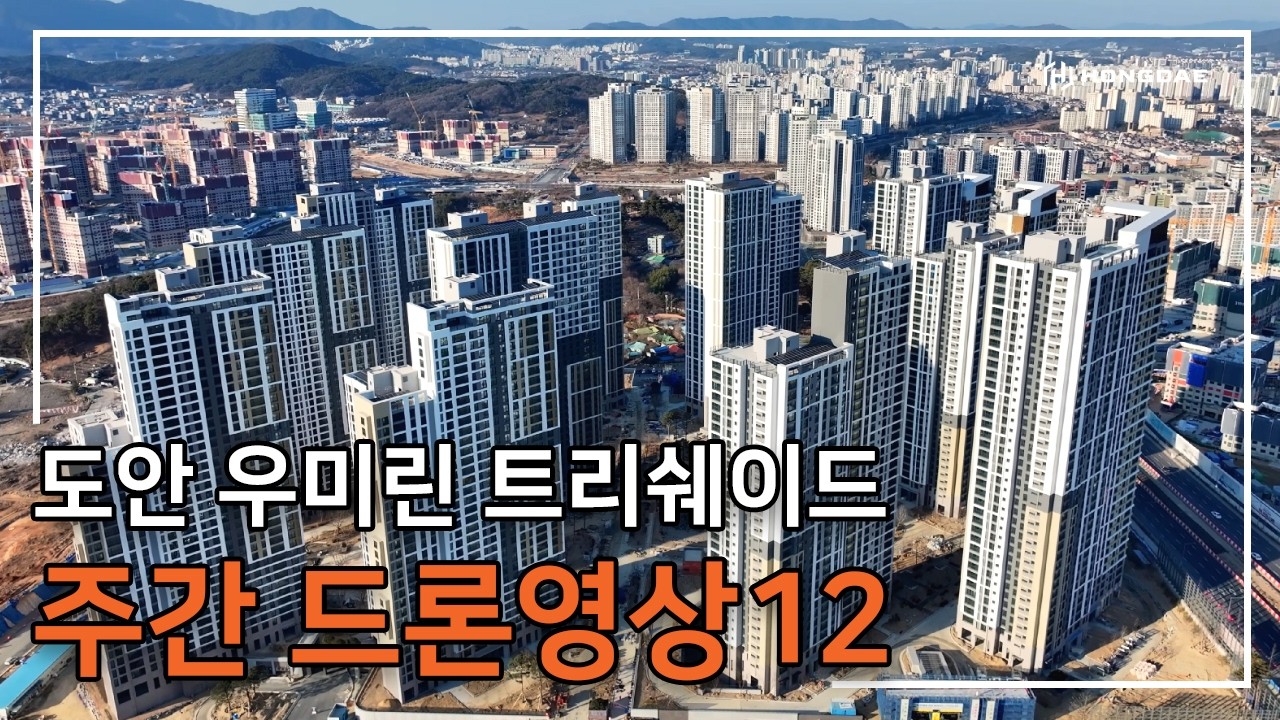 [도안 우미린 트리쉐이드] 주간 드론 영상 12탄 입니다.