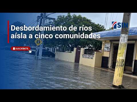 Overflowing rivers isolate five communities