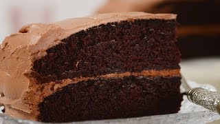 Simple chocolate cake recipe demonstration - joyofbaking.com