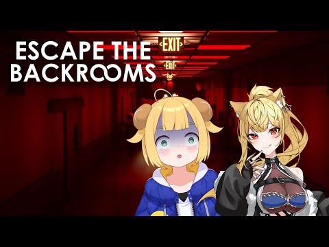 Getting chased in the backrooms ft. @ran_poko | Escape the Backrooms