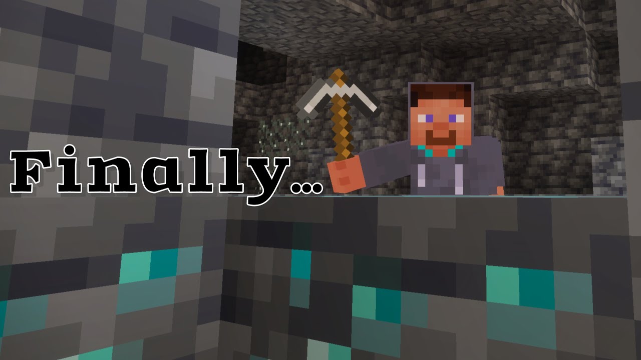 Perfect caving experience… I wish I got more diamonds tho 