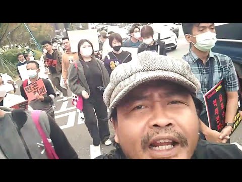 Gembel ke Korea bersama 8 negara yg tergabung dalam LOCOA peringati hari penghapusan kemiskinan