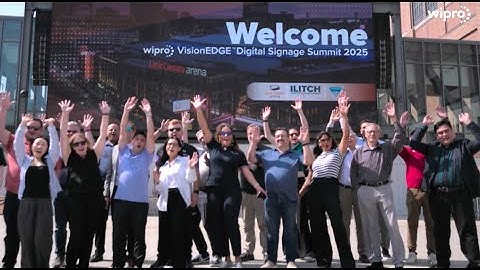 Wipro VisionEDGE Digital Signage Summit 2025: Highlights & Reflections