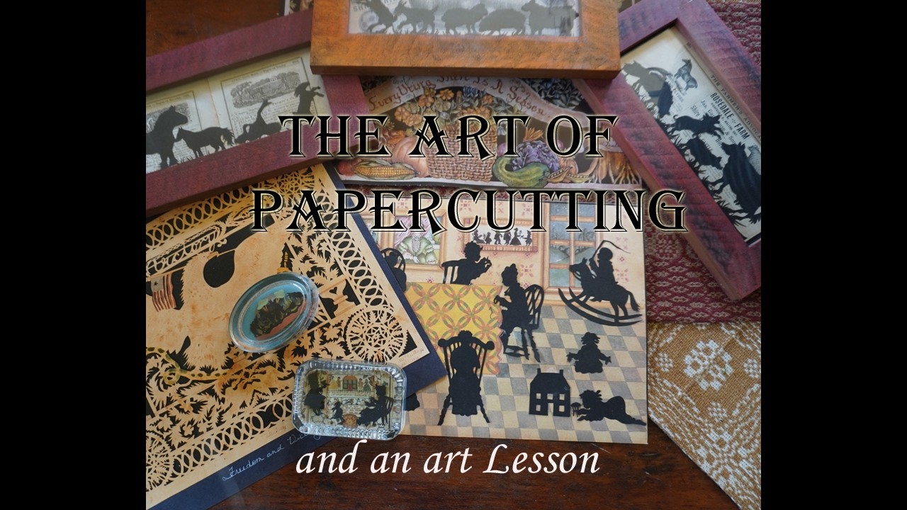 All about Papercutting/Sherenschnitte/Sillouettes: Art lesson