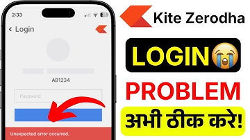 ✅ Online Trading Alert — Zerodha Kite Error Fix | Kite App 500 Internal Server Error Solution