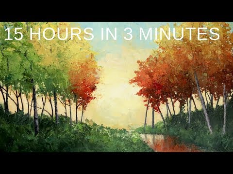 How Long To Finish An Impressionist Landscape Painting?