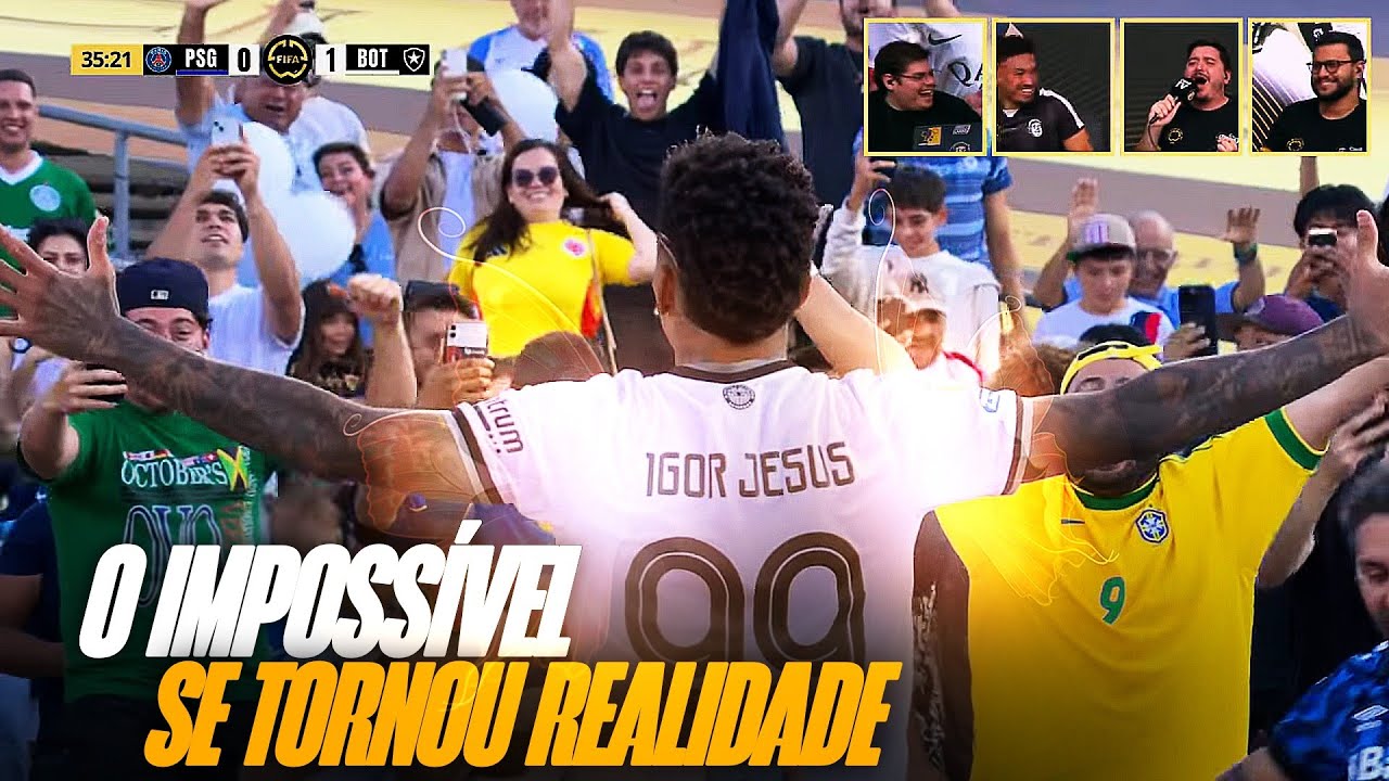 O DIA QUE BOTAFOGO VENCEU O PSG