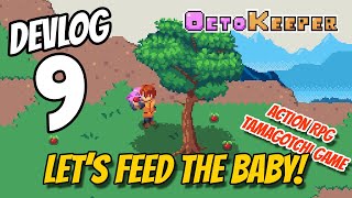 Indie Game Devlog #9 - Let's feed the Baby! (Octokeeper)