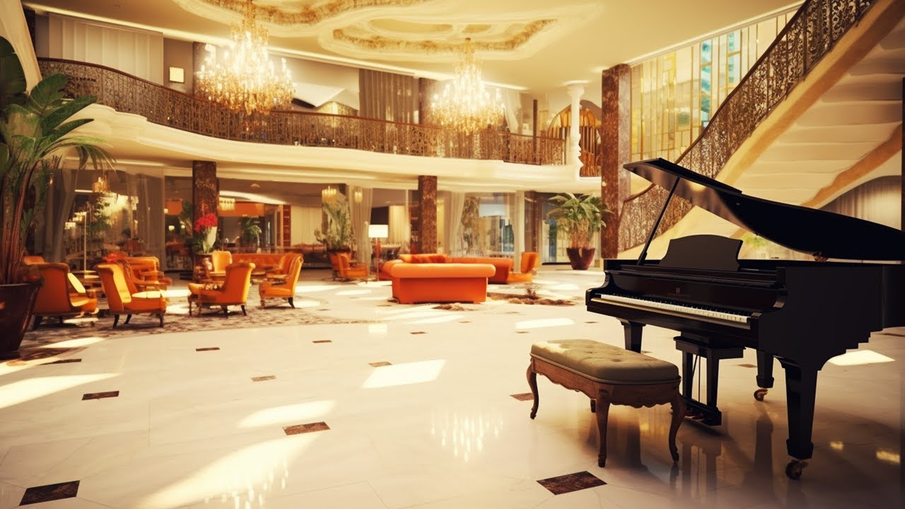 Hotel Lobby Ambience: Perfect BGM for a Cozy Relaxing Atmosphere in a