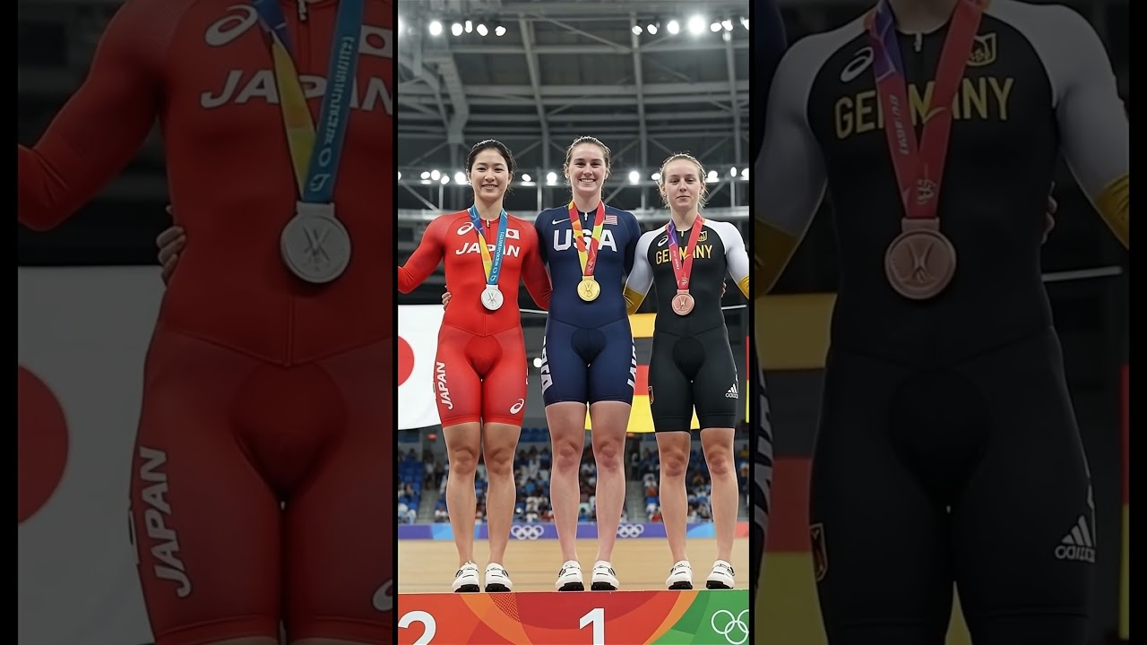 🥇 Olympic Podium Cycling: USA, Japan, Germany 🥈🥉