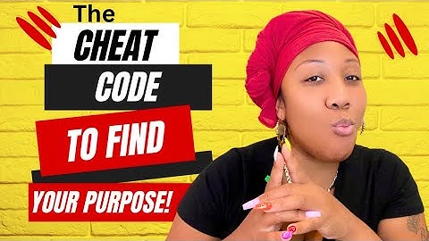 I found the cheat code! 😵👏🏽(How to find your purpose)