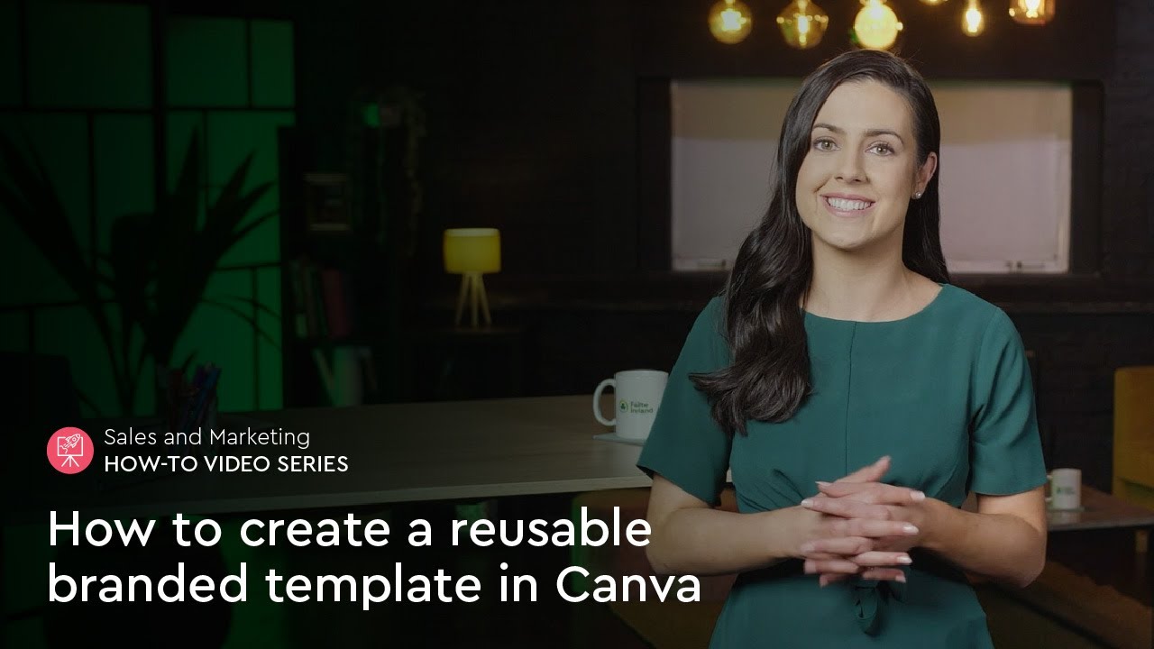 How to create a reusable branded template in Canva - YouTube