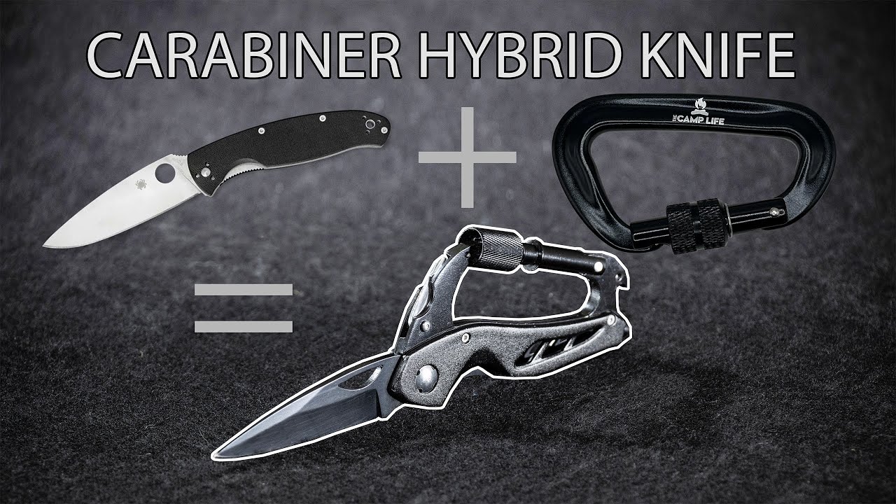 Multi-function Carabiner Pocket Kife