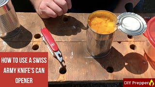 How to Open a Can with a Swiss Army Knife