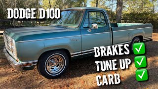 First Drive in the Dodge D100 #Dodge #D100