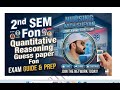 QUANTITATIVE RESONING GUESS PAPER 2026 PART 1