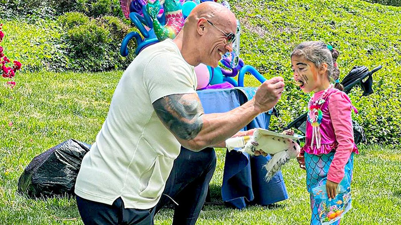 Dwayne Johnson Shares Daughter Tiana's Adorable Snaps On Her 4th