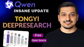 видео: НОВЫЙ БЕСПЛАТНЫЙ Tongyi DeepResearch от Qwen — это просто БЕЗУМИЕ! 🚀 | Превосходит OpenAI, Claude... картинка: НОВЫЙ БЕСПЛАТНЫЙ Tongyi DeepResearch от Qwen — это просто БЕЗУМИЕ! 🚀 | Превосходит OpenAI, Claude...
