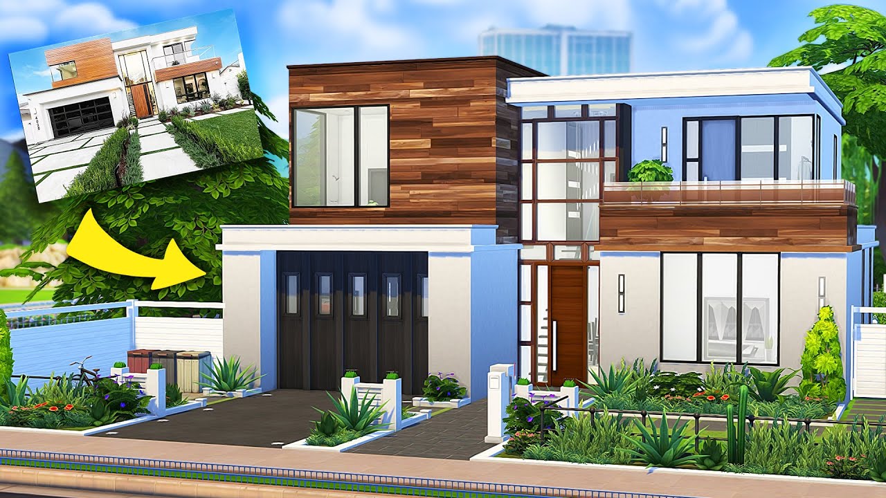 Recreating my DREAM HOME in The Sims 4 with Zillow 💗 | Speed Build ...