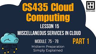 CS435 Cloud Computing | Lecture 15 part 1 | Mid Term Preparation | Byte Class