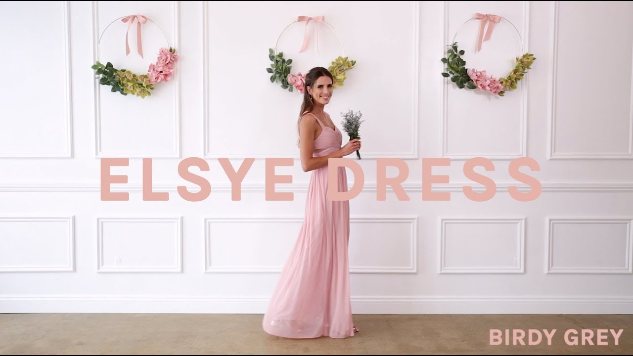 ELSYE BRIDESMAID DRESS | BIRDY GREY