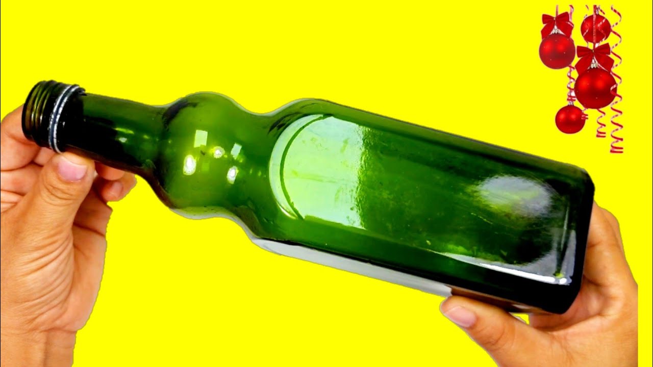 GARRAFA DECORADA PARA O NATAL