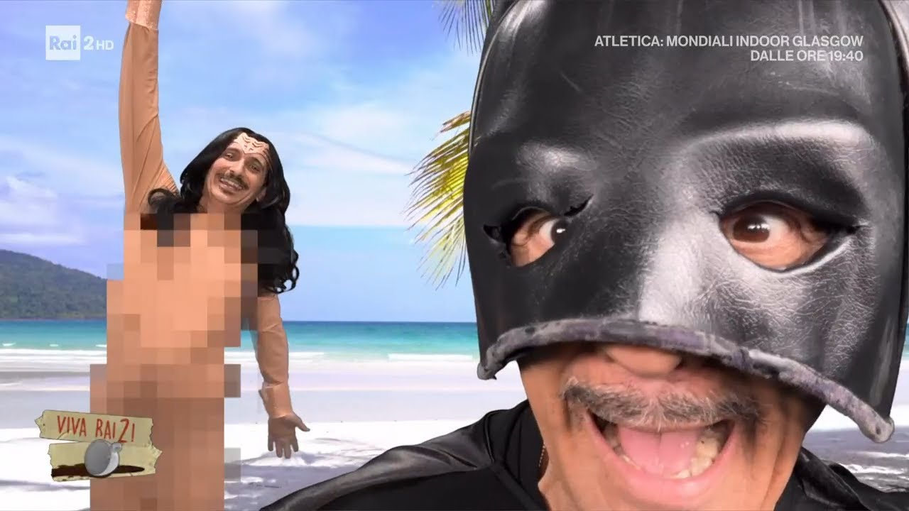 Batman e Wondertrans a Es Cavallet, la spiaggia nudista di Ibiza – Viva Rai2! 01/03/2024