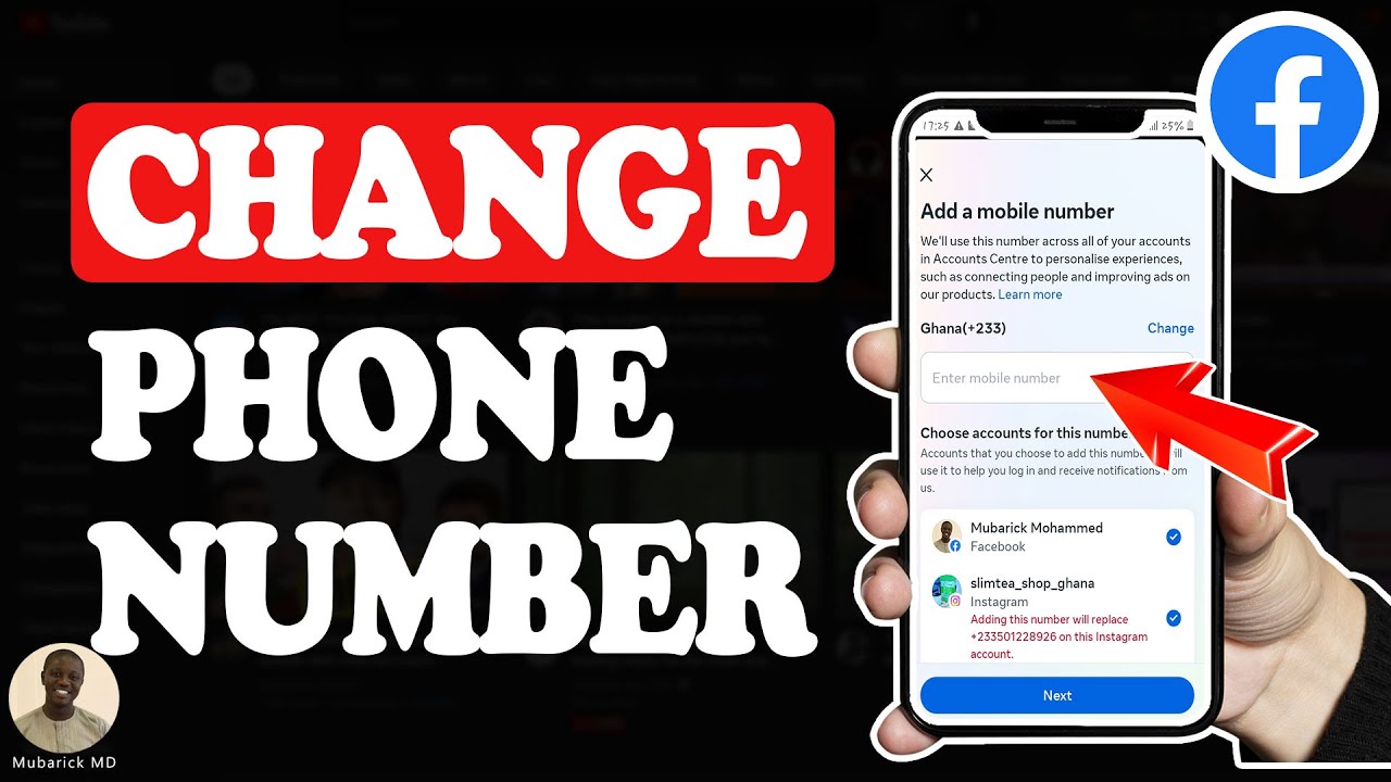 How to Change Your Facebook Number in 2024 - Full Guide - YouTube