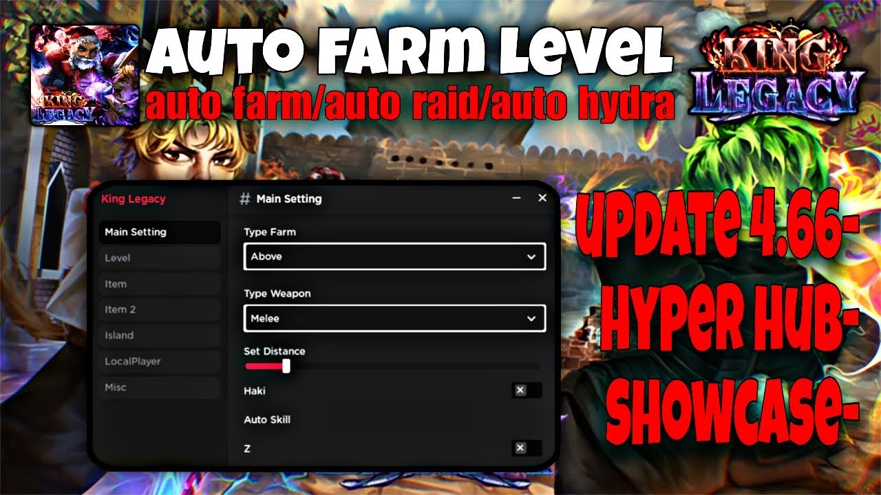 [ROBLOX] SCRIPT KING LEGACY HYPER HUB | AUTO FARM | AUTO RAID | AUTO ...