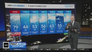Severe weather risks to move into Maryland on Wednesday