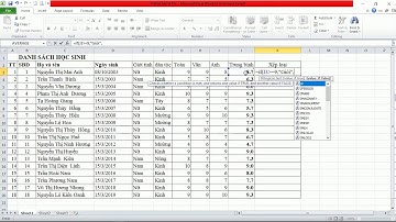 Hàm IF lồng nhau trong excel