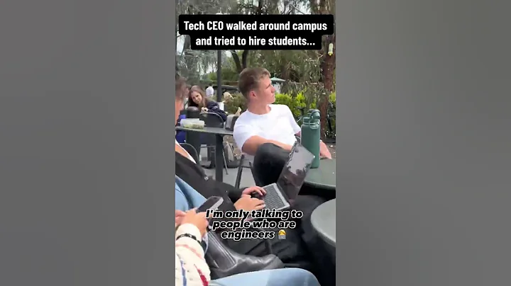 Tech CEO Walked Around Stanford Campus and Tried to Hire Students... #shorts #ceo #tech #stanford
