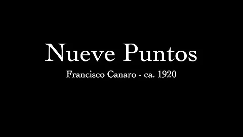 Nueve  Puntos - Arranged by Jim Alberty