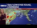 Florida stays dry as Gulf low eyes Texas, Louisiana